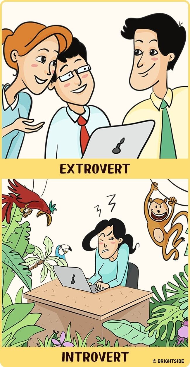 Perbandingan Introvert Dan Ekstrovert 5