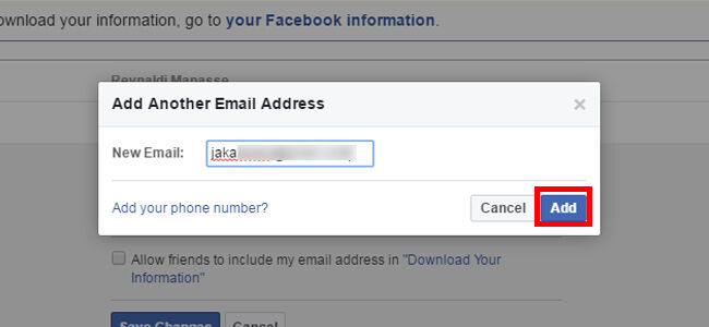 Cara Mengganti Email Fb 1 4 Caafe