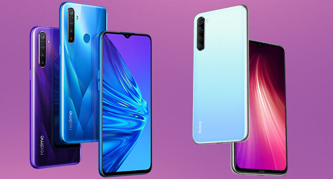 Perbandingan Spek dan Fitur realme 5 vs Redmi Note 8