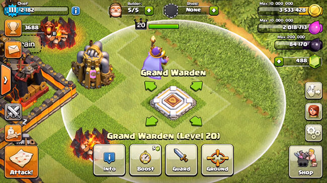 Grand Warden Hero Baru Coc 2
