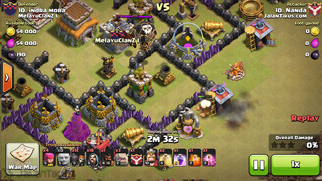 Memancing Pasukan Clan Caslte Musuh 2
