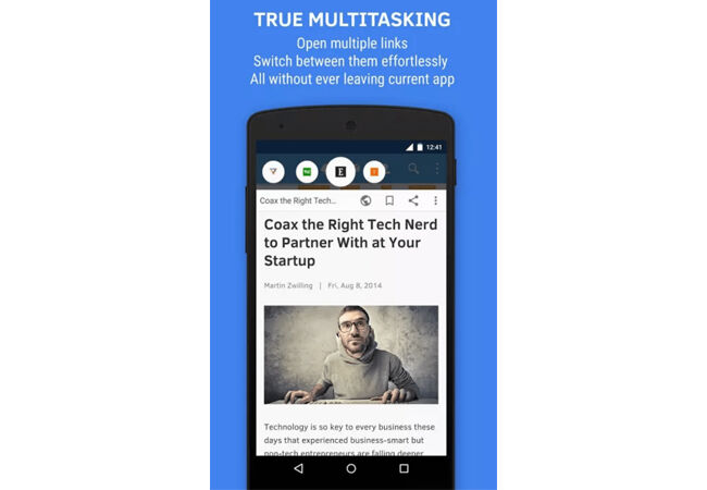 10 Android Secret Tricks 9, Multitasking specialist Browser