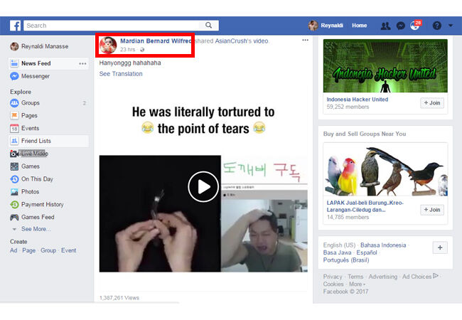 Cara Hapus Alay Facebook 1