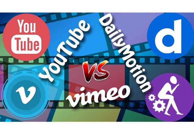 Youtube Dailymotion Vimeo