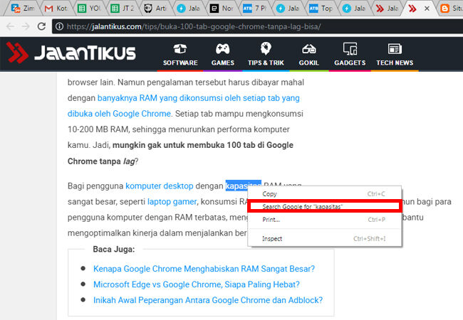 Fitur Rahasia Google Chrome 10
