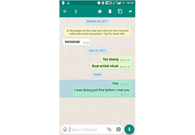 Cara Hapus Pesan Terkirim Di Whatsapp 3