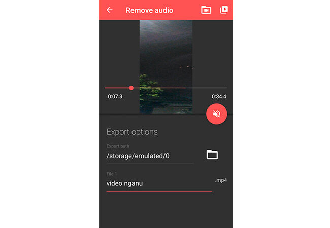 Cara Menghilangkan Suara Video Di Android 4
