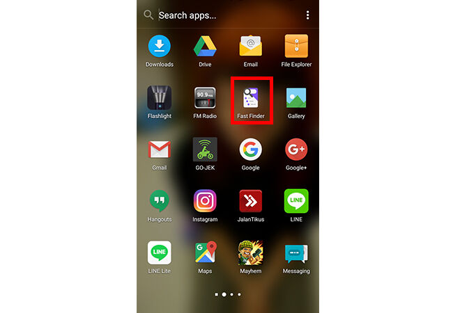 Cara Temukan File Android Hilang Step 1