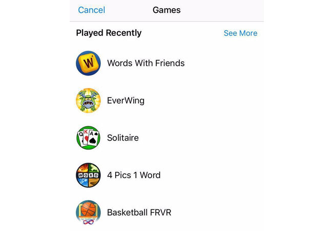 Aplikasi Facebook Messenger Games
