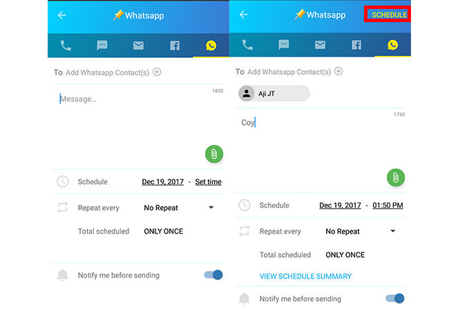 Cara Bikin Jadwal Kirim Pesan Whatsapp 5