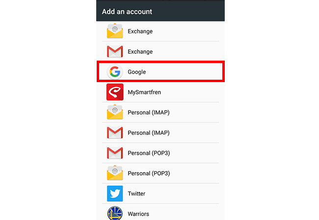 Cara Membuat Email Di Android 3