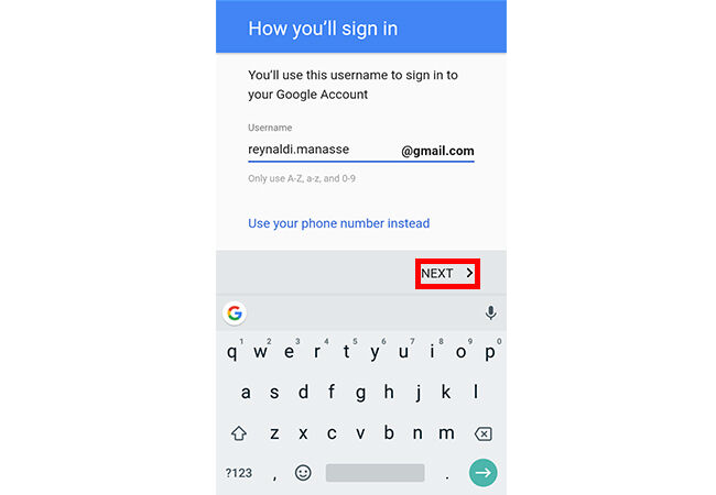 Cara Membuat Email Di Android 7