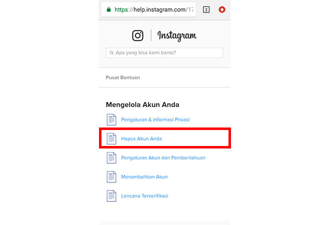 Cara Menghapus Akun Ig Mobile 4 80f8d