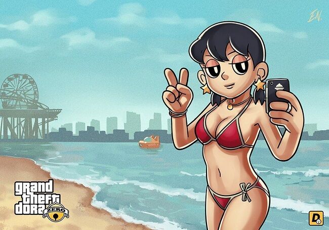 Doraemon Grand Theft Auto V 4