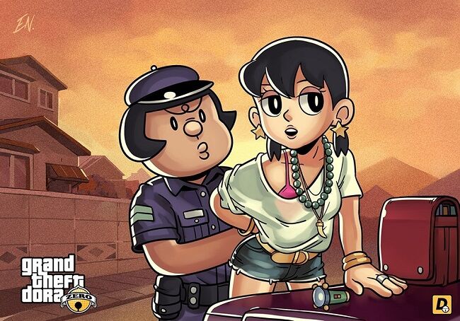 Doraemon Grand Theft Auto V 6