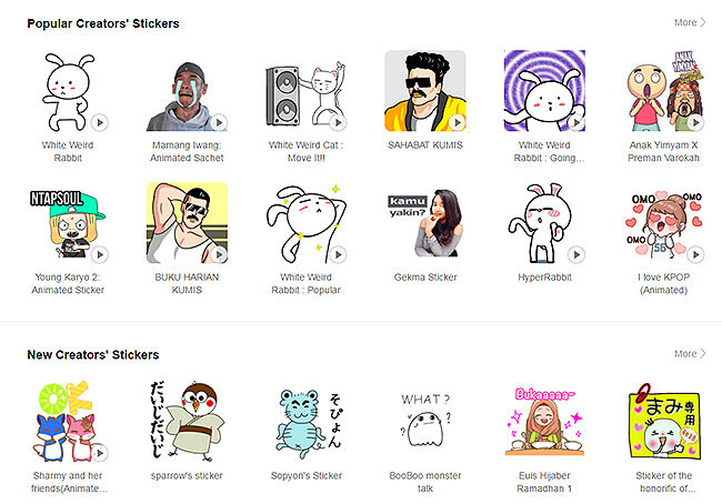 Creator Stickers