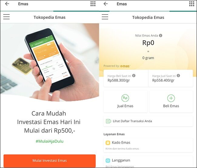 5 Aplikasi Investasi Emas Online Cocok untuk Pemula 