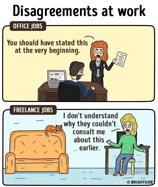Perbedaan Freelance Dan Pekerja Kantoran 13