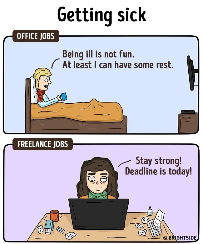 Perbedaan Freelance Dan Pekerja Kantoran 14