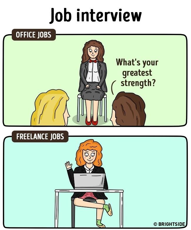 Perbedaan Freelance Dan Pekerja Kantoran 5