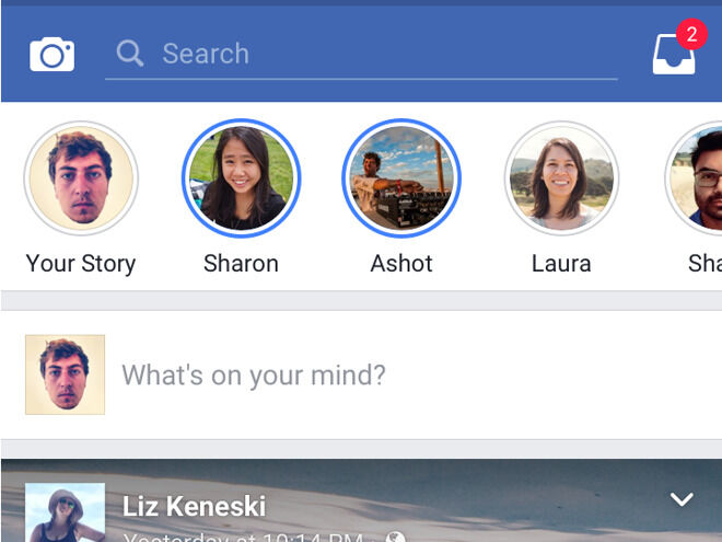 Facebook Stories