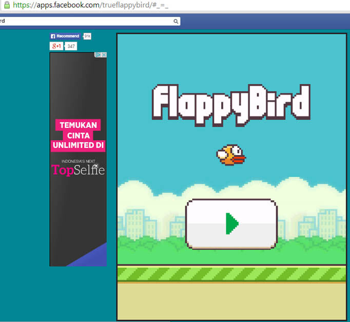 Seru Sekarang Flappy Bird Hadir Di Facebook 2