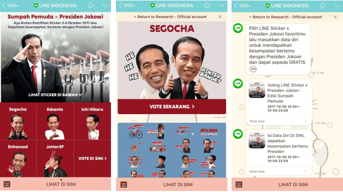 Mekanisme Voting Sticker Presiden Jokowi