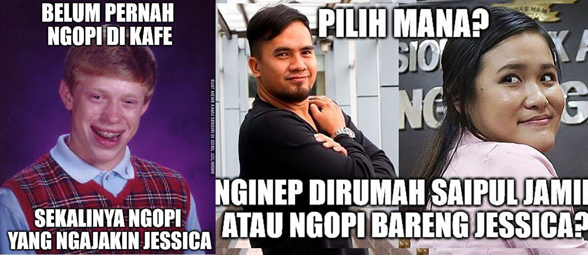 Kumpulan Meme Lucu Jessica Wongso Dan Kopi Sianida