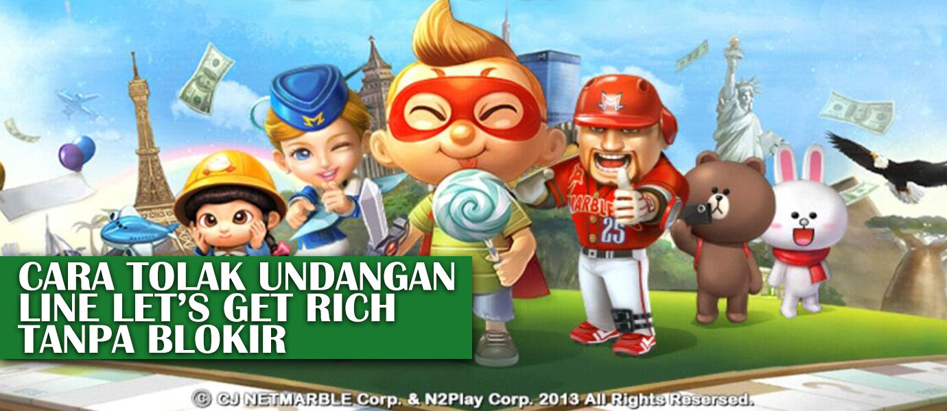 Cara Menghentikan Pesan Undangan LINE Let's Get Rich Tanpa Blokir Teman