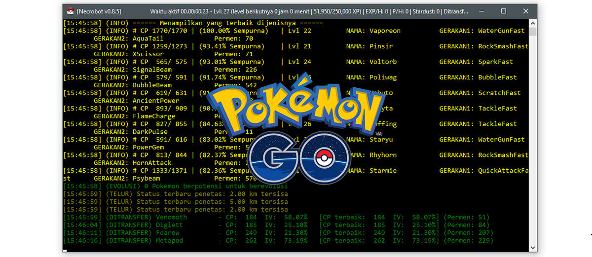 NecroBot, BOT Pokemon GO Terbaru dalam Bahasa Indonesia - JalanTikus ...