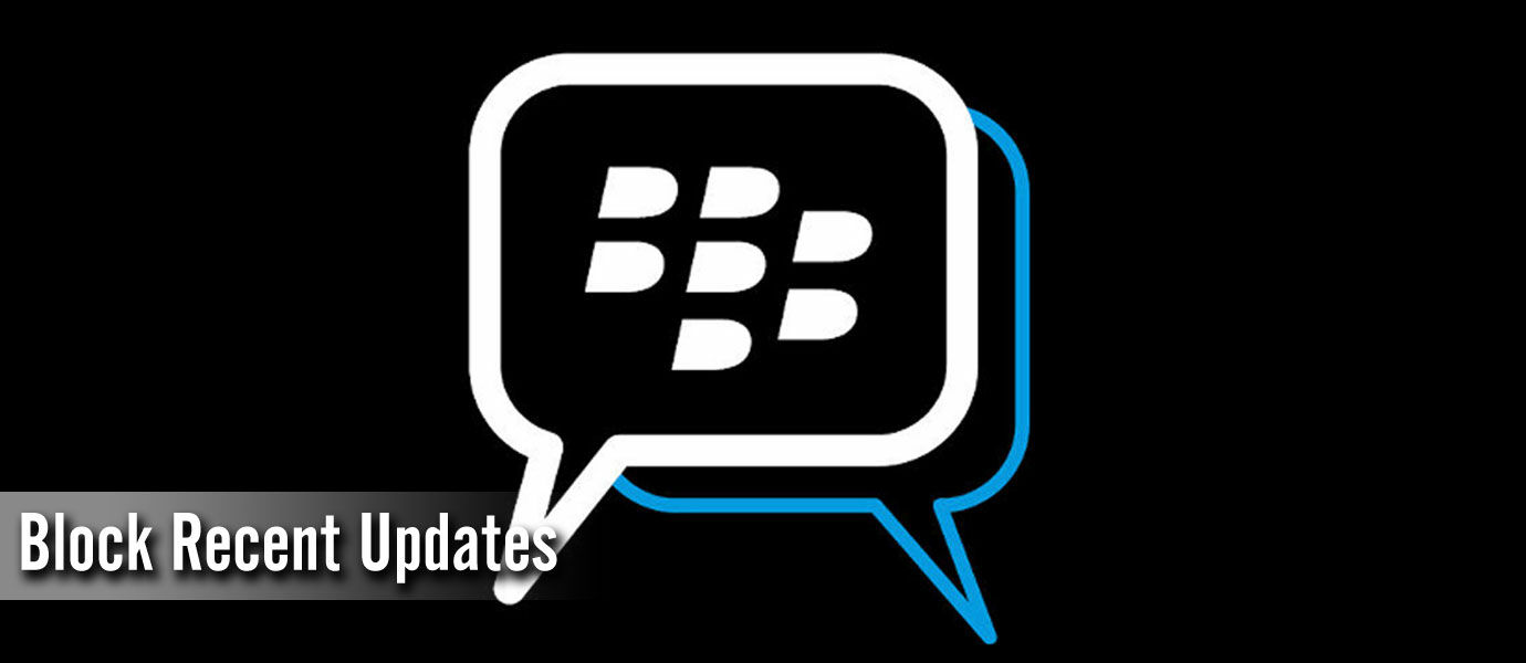 Cara Block Recent Update (RU) Seseorang di BBM