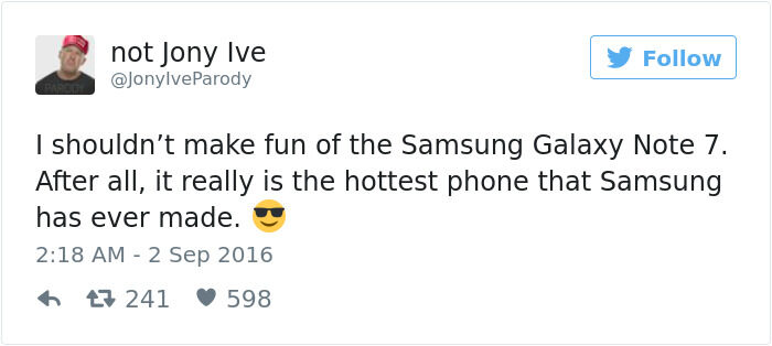 Respon Lucu Samsung Galaxy Note 7 Meledak 12