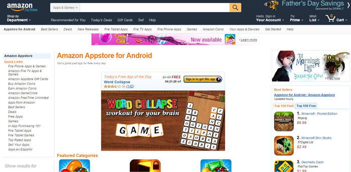 Cara Install Amazon AppStore di Android 5