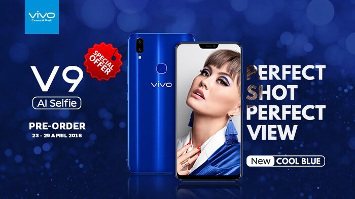 Vivo V9 Cool Blue Limited Edition B8334