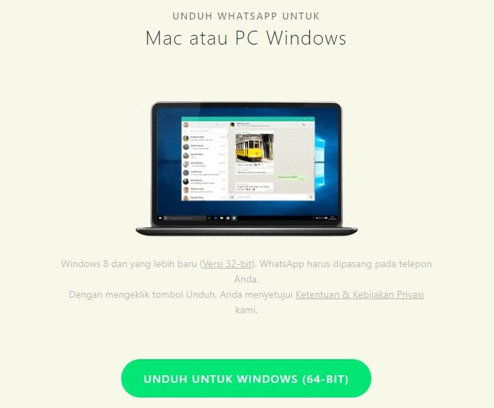 Cara Pakai WA  Web di PC  Laptop Gampang Banget 