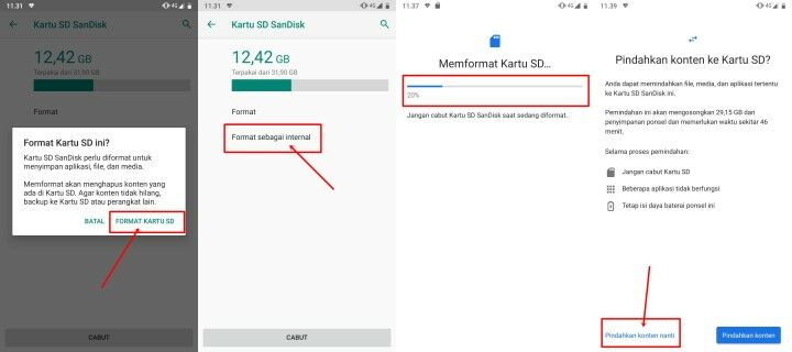 Cara Memindahkan Aplikasi ke Kartu SD (2)