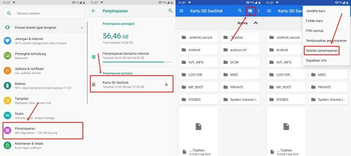 Cara Memindahkan Aplikasi ke Kartu SD