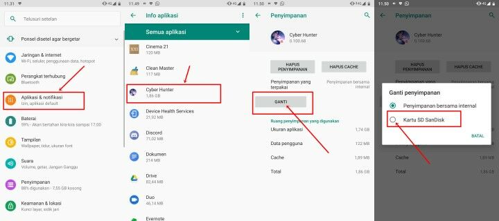 Cara Memindahkan Aplikasi ke Kartu SD di hp xiaomi (2)