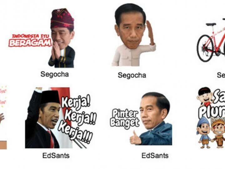  Stiker  Jokowi  Keluar