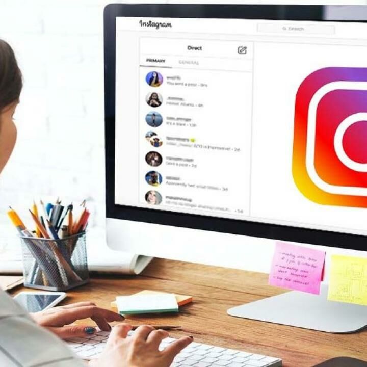 cara dm instagram di pc atau laptop
