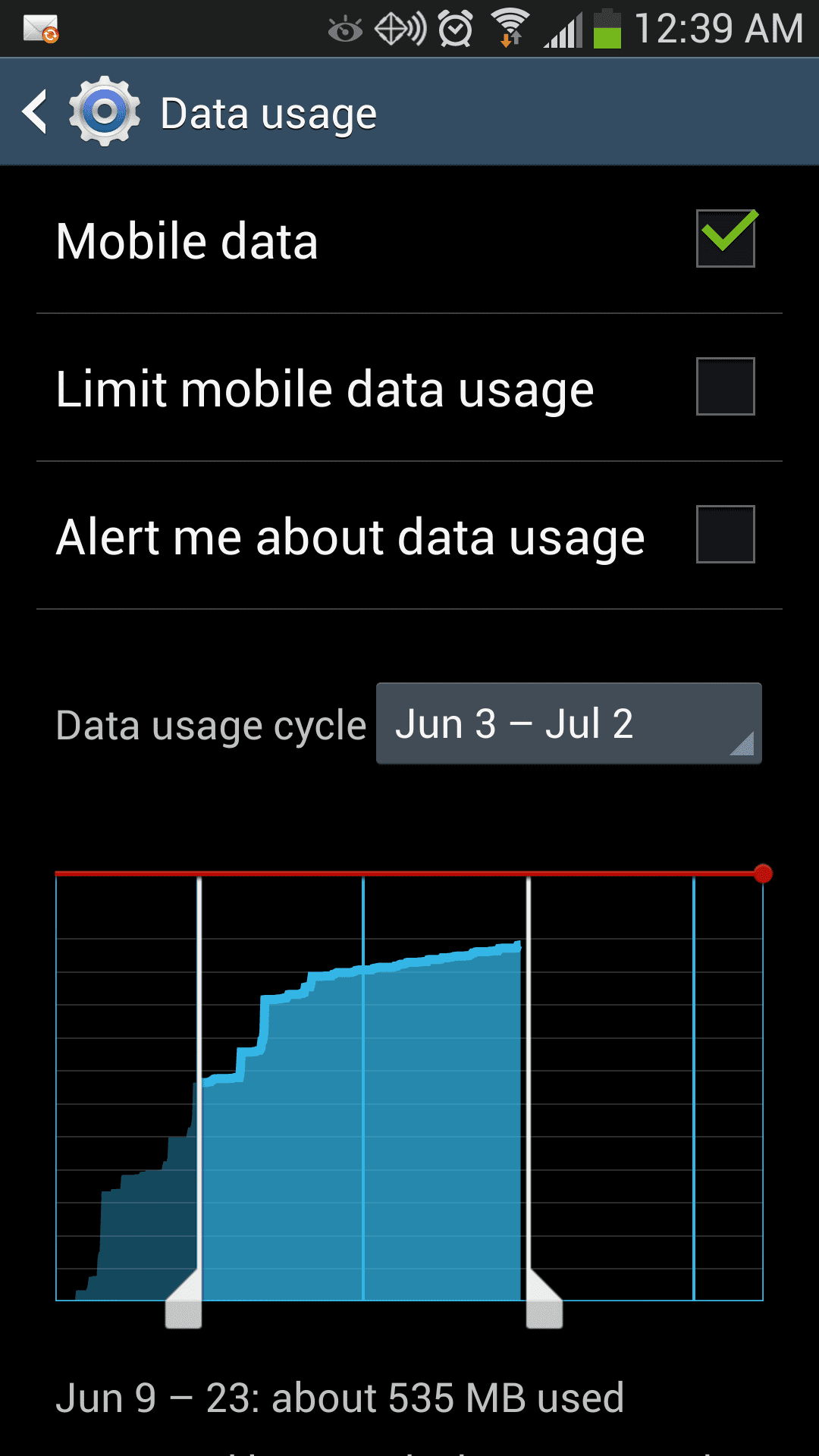 Fixedbyvonnie Galaxy S4 Data Usage