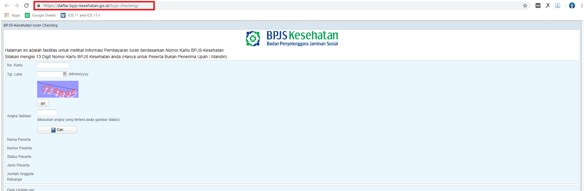 Lupa Nomor Bpjs 1 40801