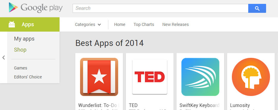 Daftar Aplikasi Android 2014 Terbaik Versi Google Play Store