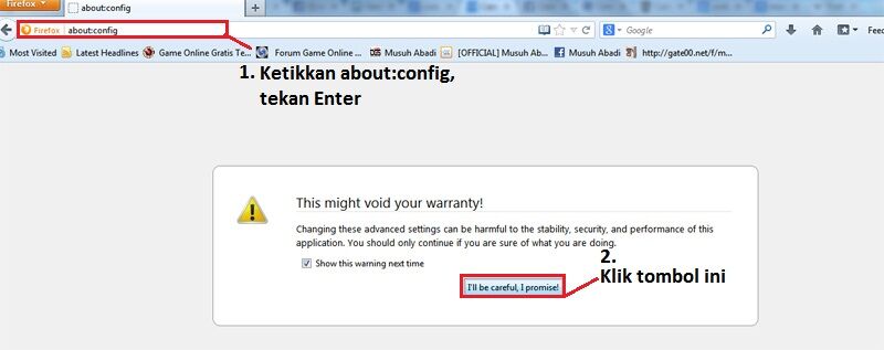 Cara Mempercepat Loading Firefox 1