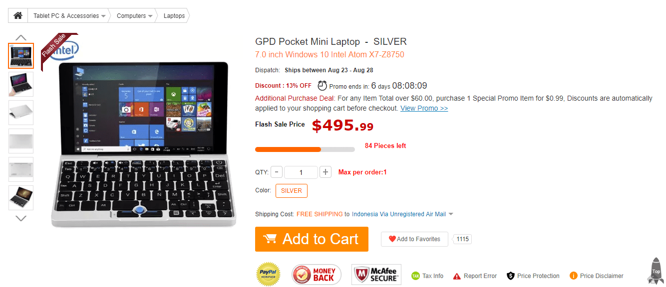Laptop Terkecil Di Dunia Gpd Pocket 3