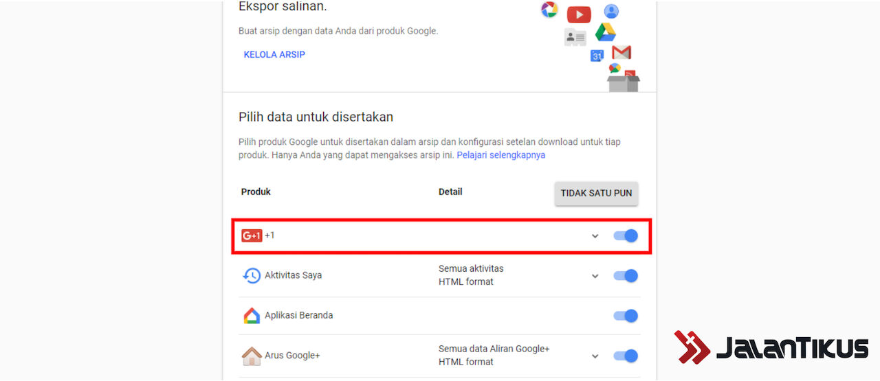 Cara Backup Data Google Plus 1 206d4