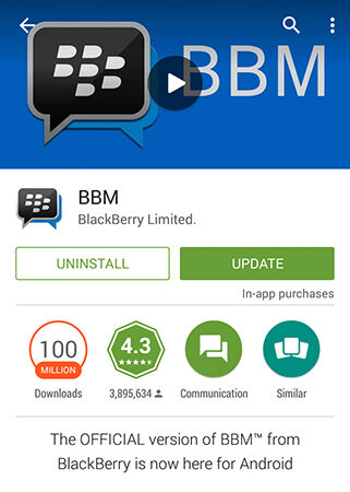Bbm Di Android Telah Diinstal Lebih Dari 100 Juta Kali