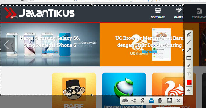 Lightshot Ekstension Chrome Untuk Screenshot 3