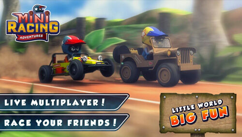 Mini Racing Adventure Game Multiplayer 3d