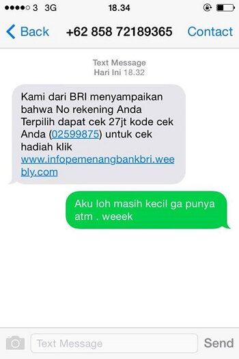 Sms Penipuan Lucu 11